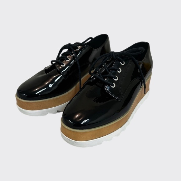 ALDO OXFORD PLATFORM SHOE | PATENT LEATHER 8.5  #FML130011 - Picture 2 of 6